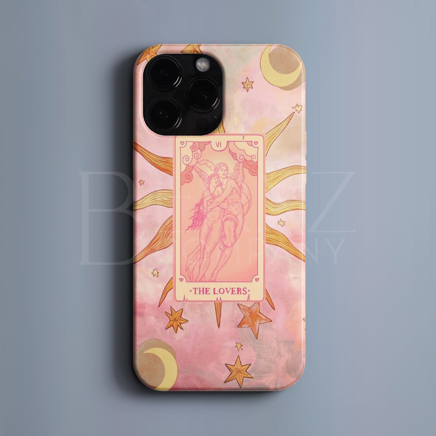 BERNZ COMPANY "Aşıklar Tarot Kartı" Tasarım Telefon Kılıfı – Mistik Tarot Serisi