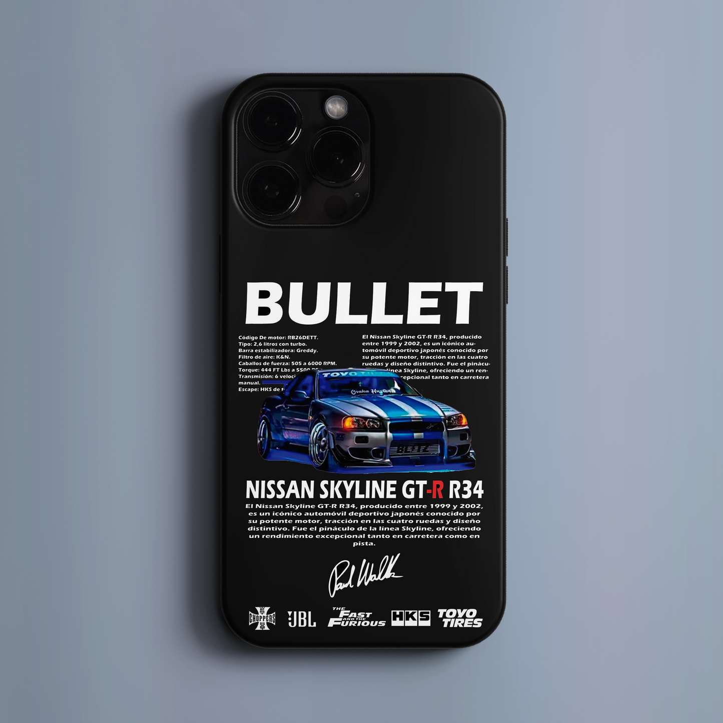 BERNZ "Bullet Couple Tekli" Tasarım Telefon Kılıfı - Özel Tasarım Serisi