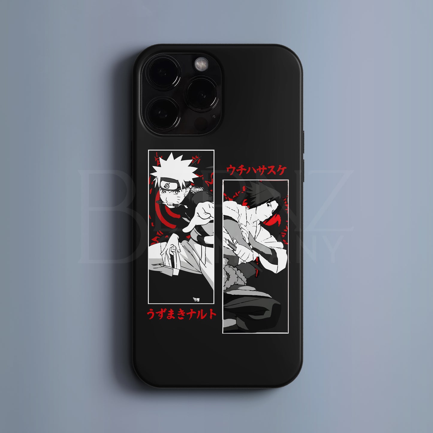 BERNZ "Naruto&Sasuke" Tasarım Telefon Kılıfı - Anime Serisi