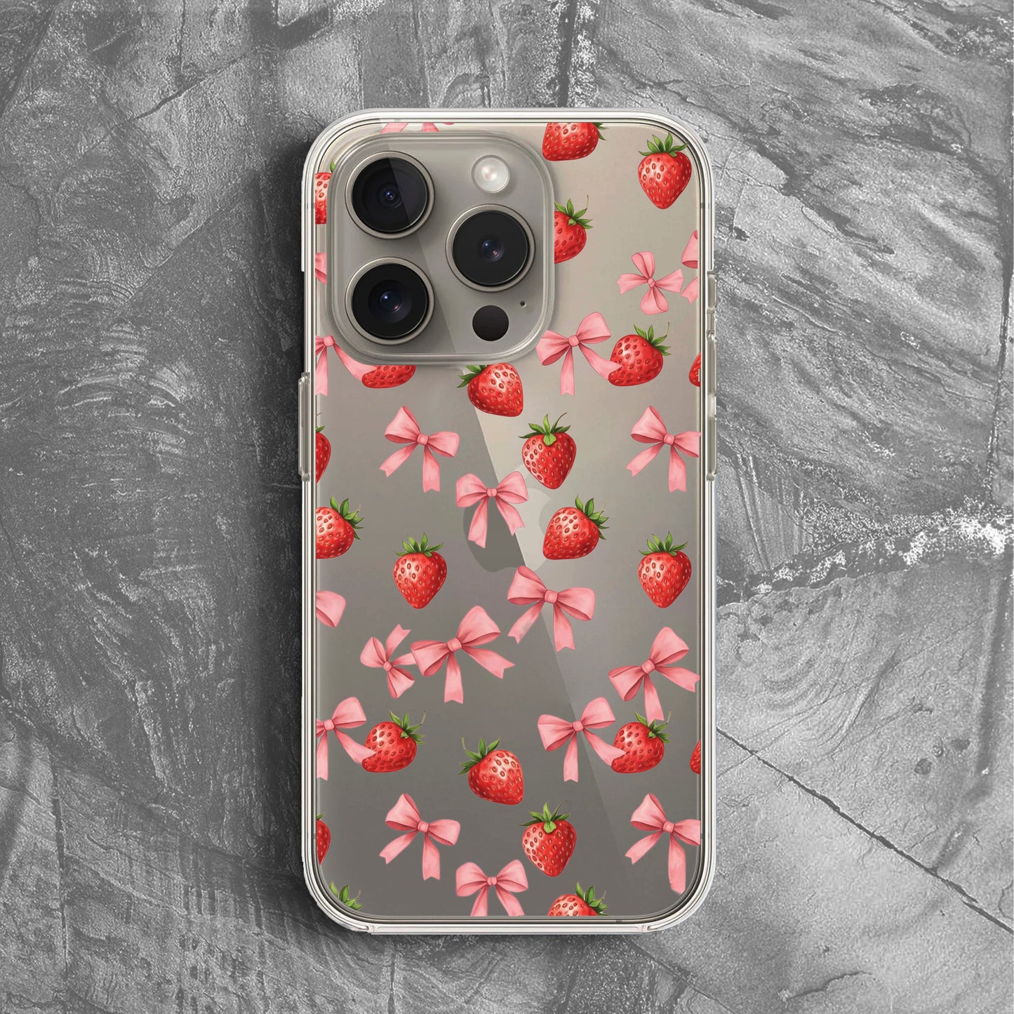 BERNZ "Berry&Bow" Tasarım Telefon Kılıfı - Özel Tasarım Serisi