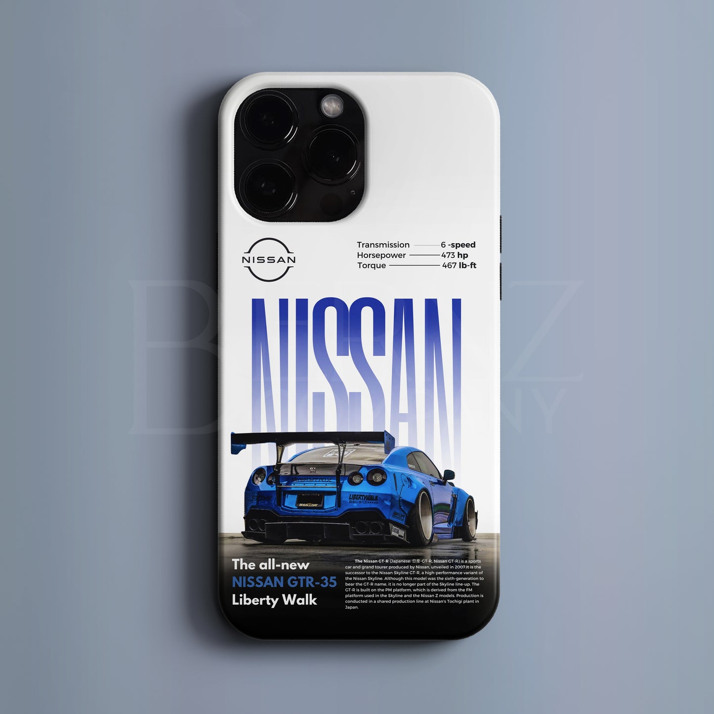 BERNZ "LibertyWalk GTR-35" Tasarım Telefon Kılıfı - 35' Tasarım Telefon Kılıfı - Araba Serisi