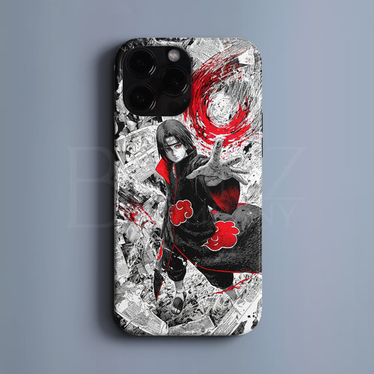 BERNZ "Itachi – Genjutsu Spiral Manga" Tasarım Telefon Kılıfı - Anime Serisi