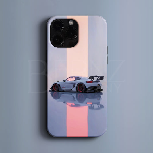 BERNZ "Neon Cayman RS" Tasarım Telefon Kılıfı - Araba Serisi