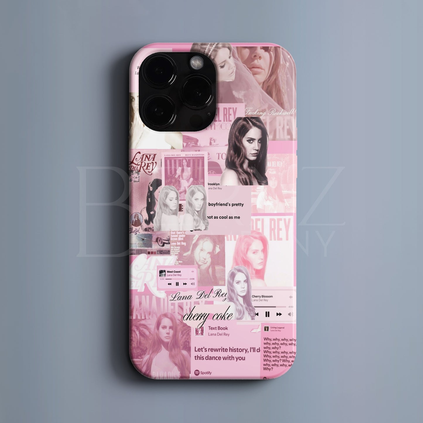 BERNZ COMPANY "Pembe Efsane Kolajı" Tasarım Telefon Kılıfı – Pop İkonlar Serisi