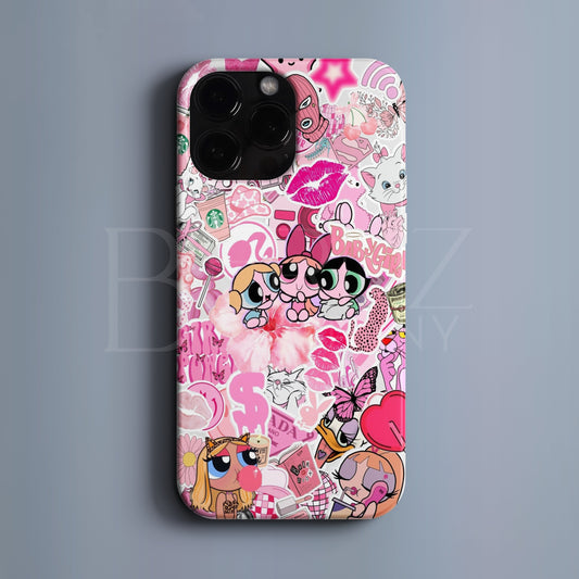 BERNZ COMPANY "Pembe Kız Gücü" Tasarım Telefon Kılıfı – Girly Pop Serisi