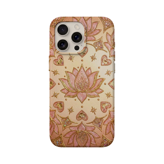 BERNZ COMPANY "Golden Lotus Mandala" Tasarım Telefon Kılıfı - Mistik Çiçek Serisi