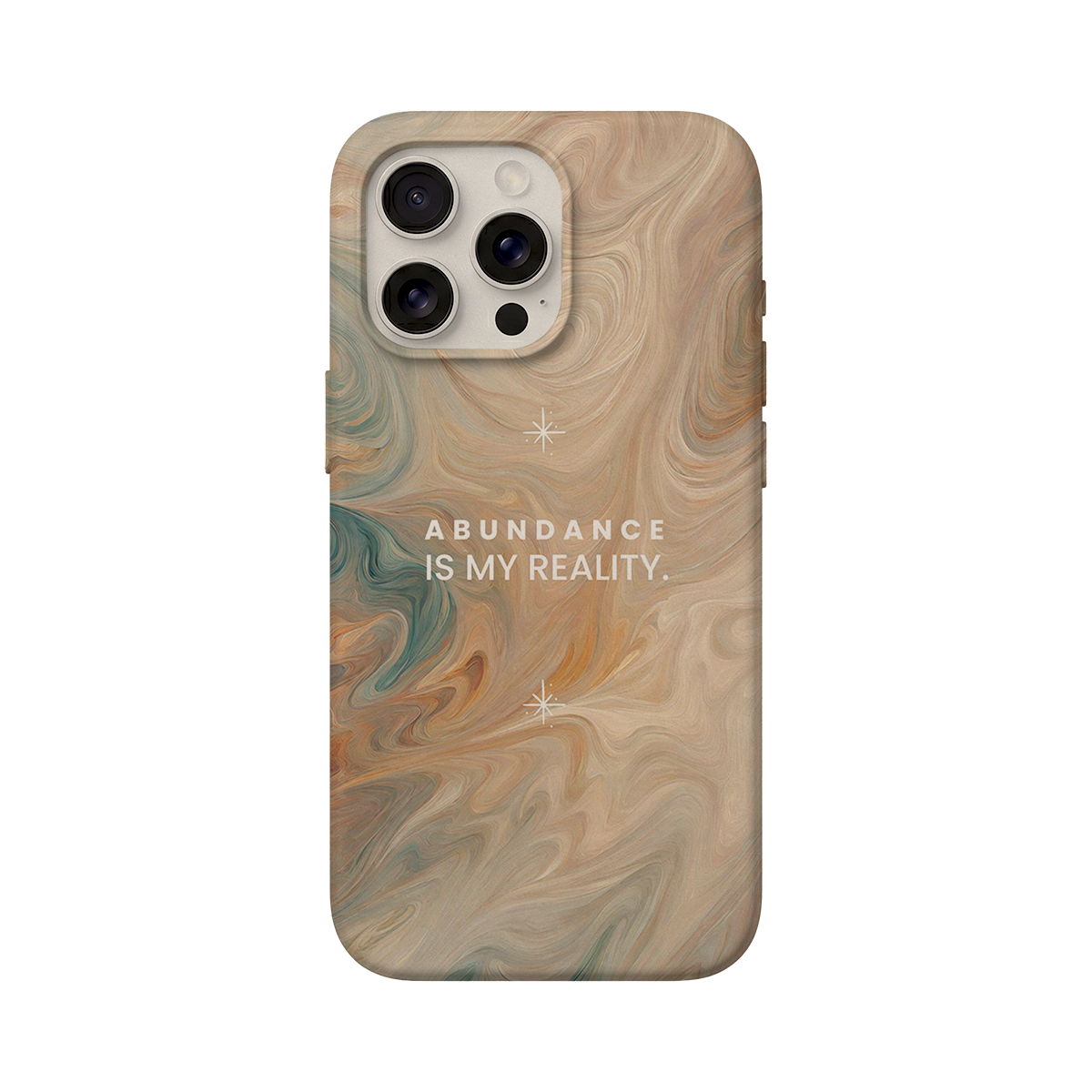 BERNZ COMPANY "Abundance Marble Swirl" Tasarım Telefon Kılıfı - Manifestasyon Serisi