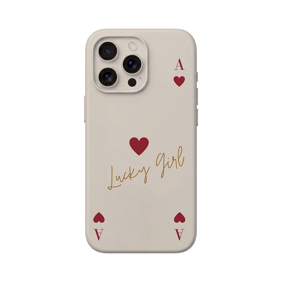 BERNZ COMPANY "Lucky Ace Hearts" Tasarım Telefon Kılıfı - Şans Serisi Serisi