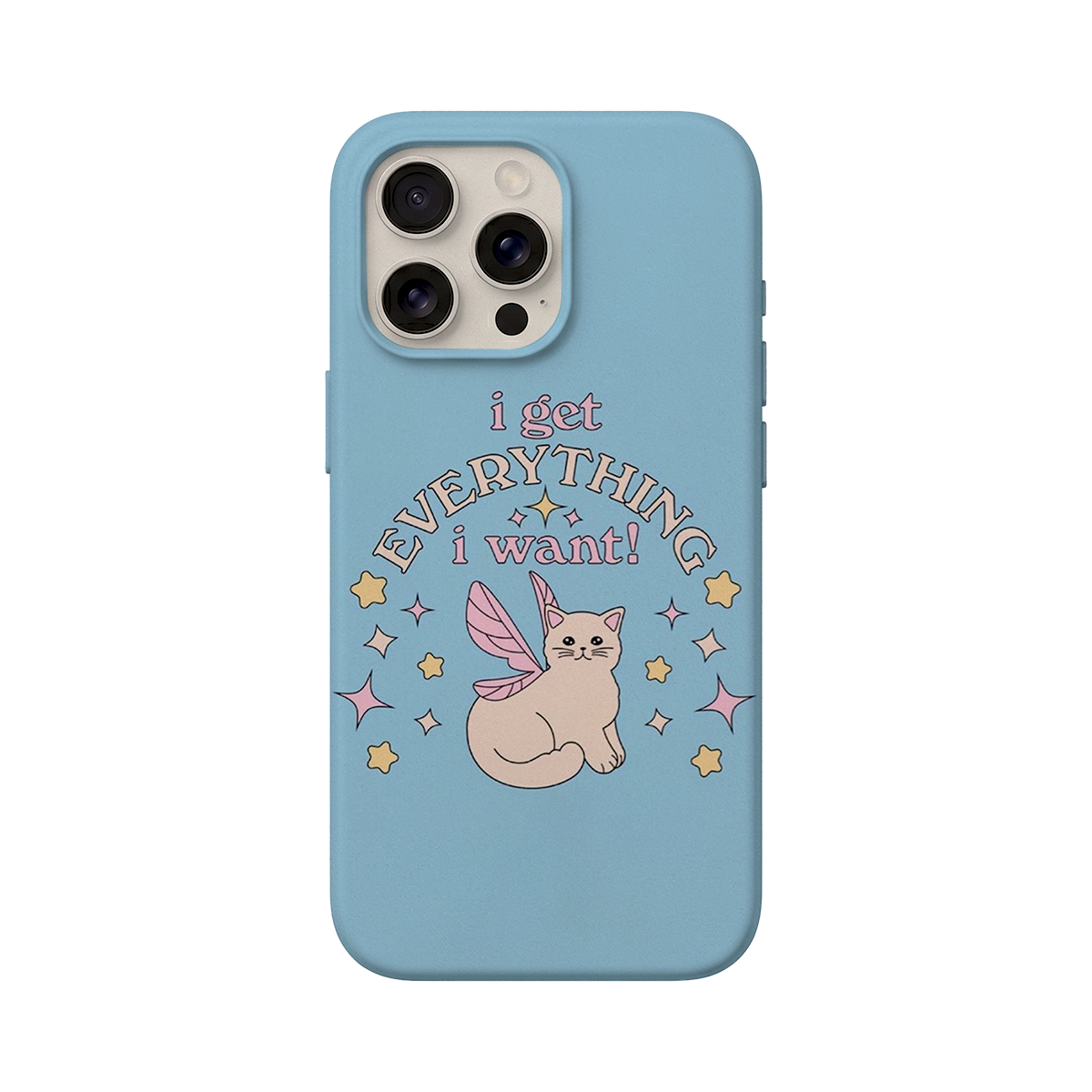 BERNZ COMPANY "Magical Winged Cat" Tasarım Telefon Kılıfı - Sevimli Hayvanlar Serisi