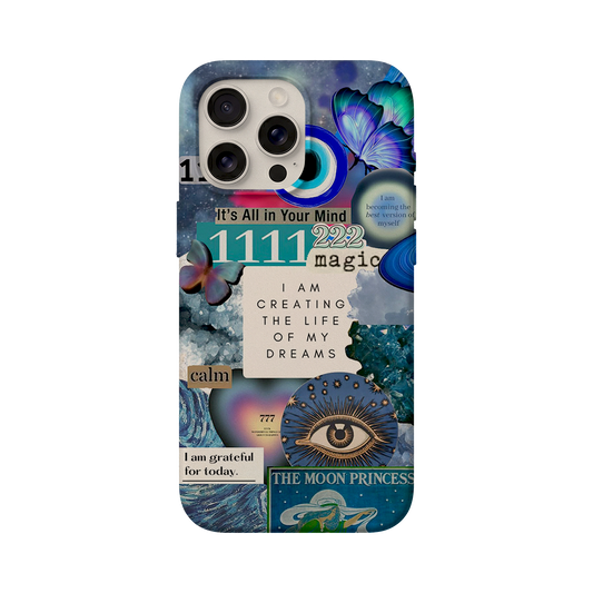 BERNZ COMPANY "Mystic Moon Manifest" Tasarım Telefon Kılıfı - Mistik Kolaj Serisi