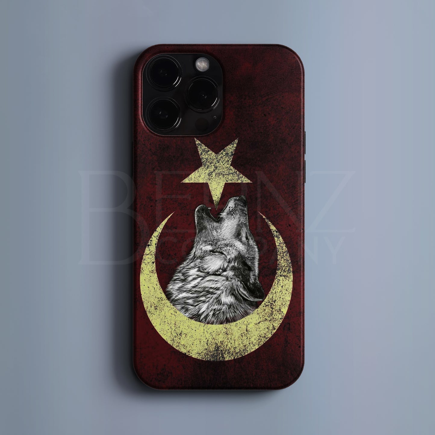 BERNZ "Crescent Howl" Tasarim Telefon Kilifi - Türk Serisi