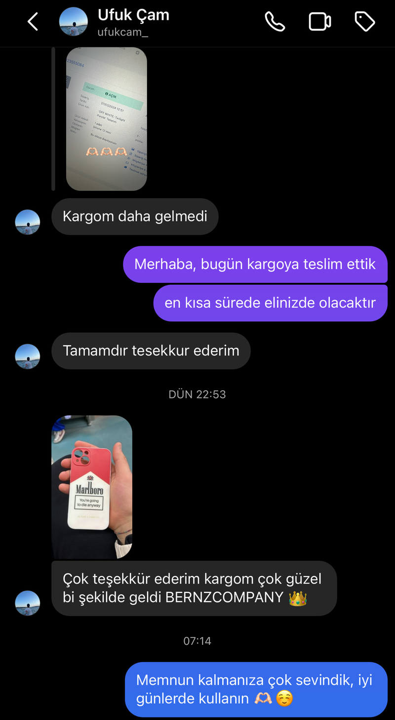Müşteri yorumu