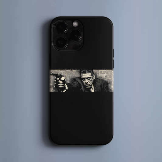 BERNZ "Newspaper Noir" Tasarım Telefon Kılıfı - Gangster Serisi