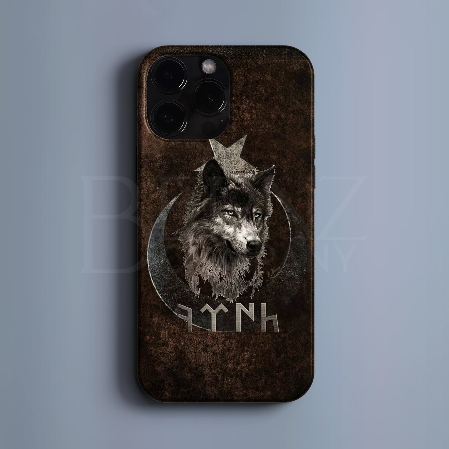 BERNZ "Bozkurt Emblem" Tasarım Telefon Kılıfı - Türk Serisi