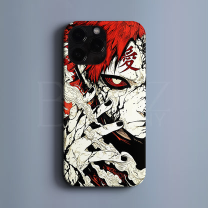 BERNZ "Gaara – Shukaku Sand Rage" Tasarım Telefon Kılıfı - Anime Serisi