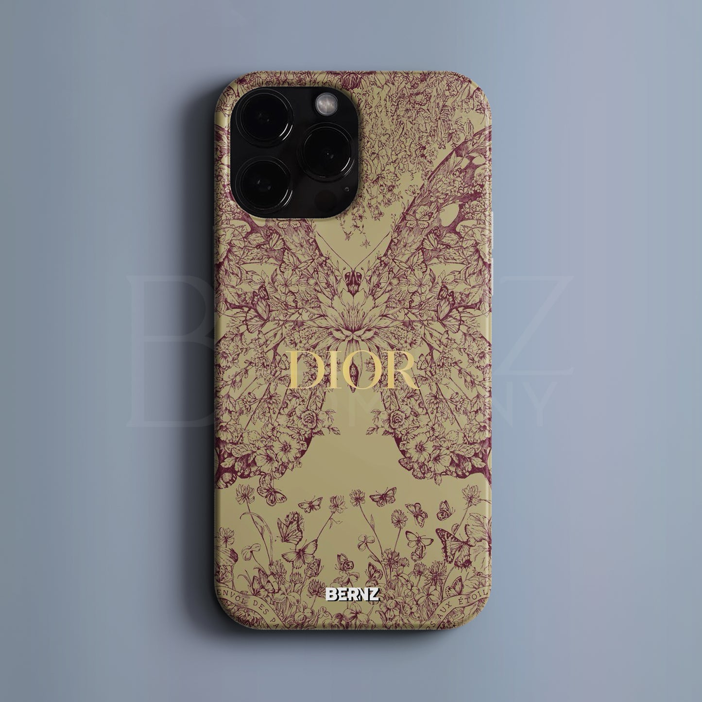 BERNZ "Dior: Jardin Secret" Tasarim Telefon Kilifi - Ozel Tasarim Serisi