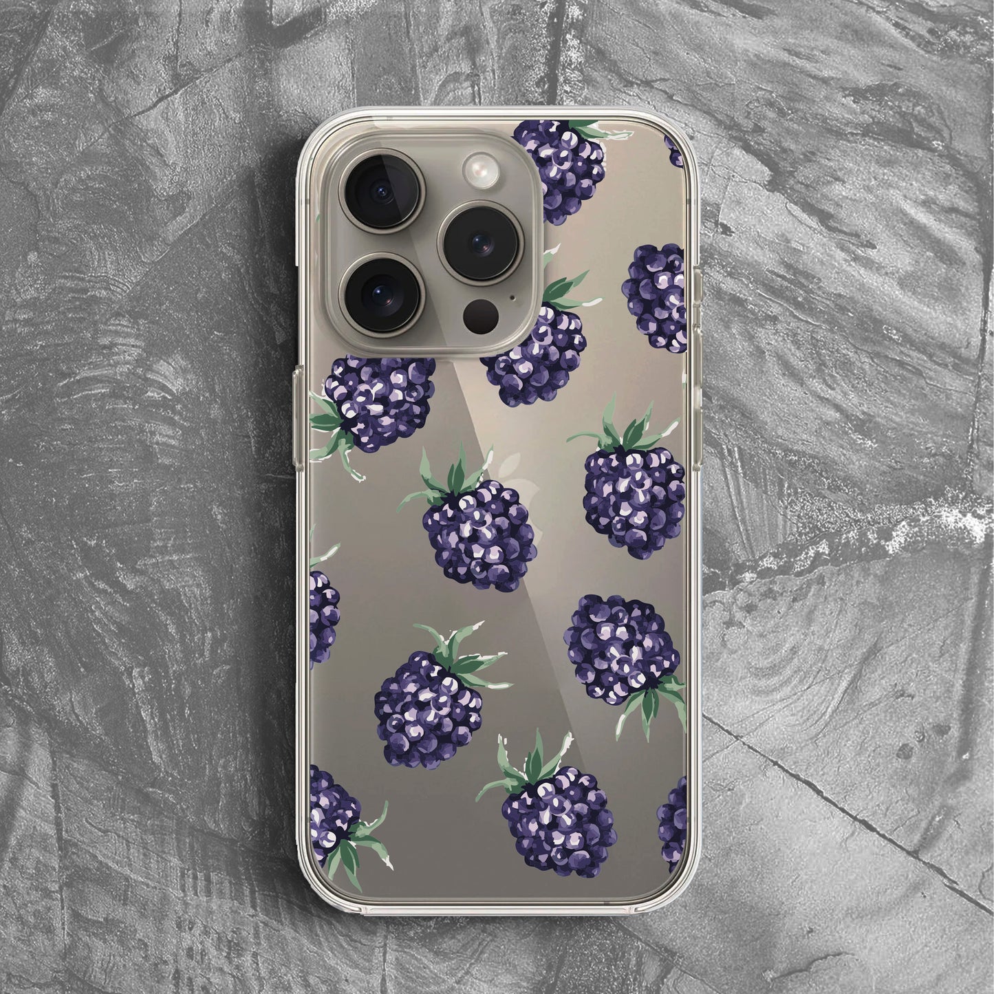 BERNZ "Midnight Berry" Tasarım Telefon Kılıfı - Özel Tasarım Serisi