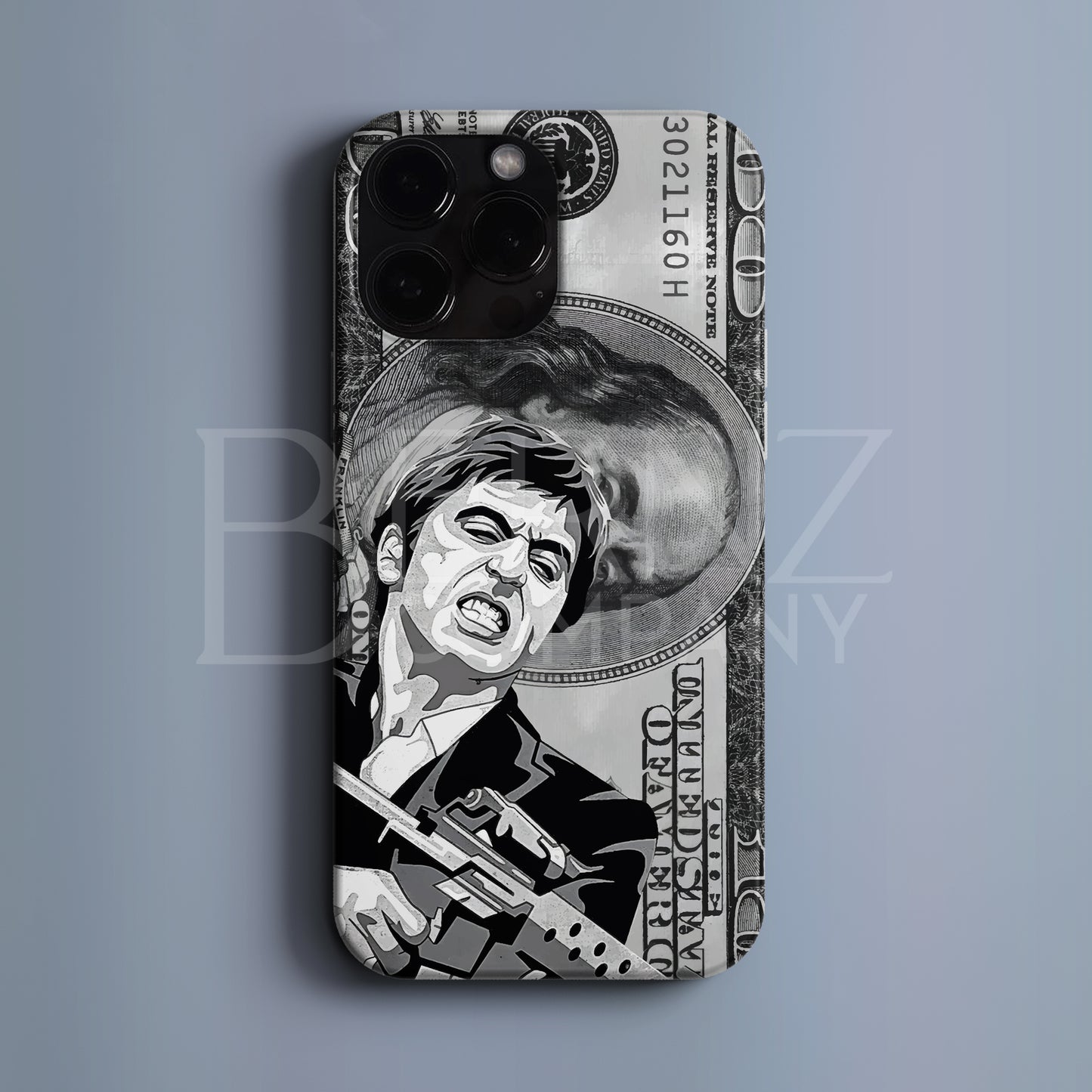 'Scarface Dollar' Couple Tasarım Telefon Kılıfı BERNZ COMPANY